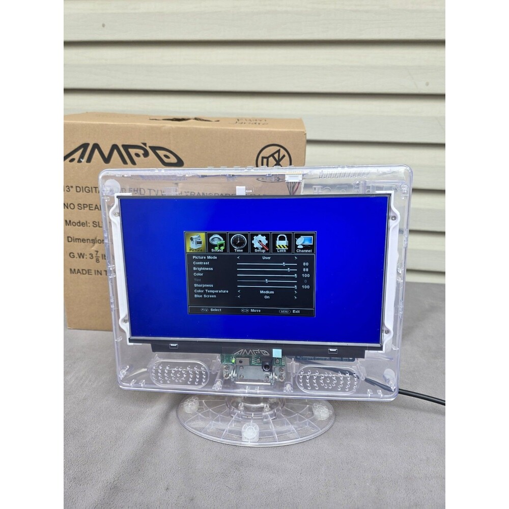 AMPD 13” LED Clear Prison TV SLTV 1320AP 3TH HDMI No Speaker